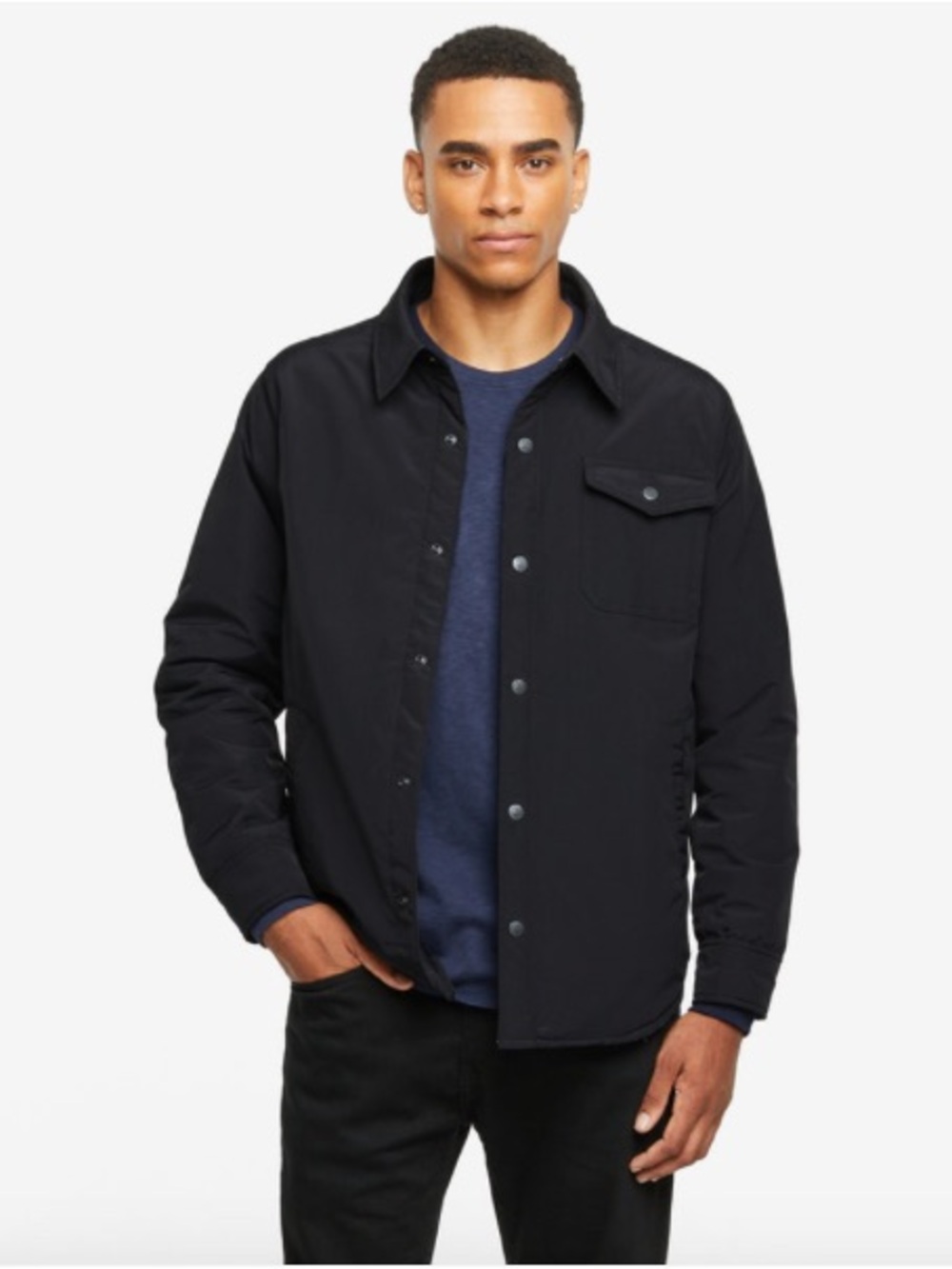 American Giant Foreman Jacket highly durable black utility shirt jacket men’s M